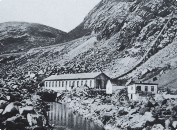 Black and white image of Newfoundland Light and Power